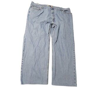 Levis 550 Relaxed Fit Jeans Mens Size 50 Straight High Waist Light Wash Denim